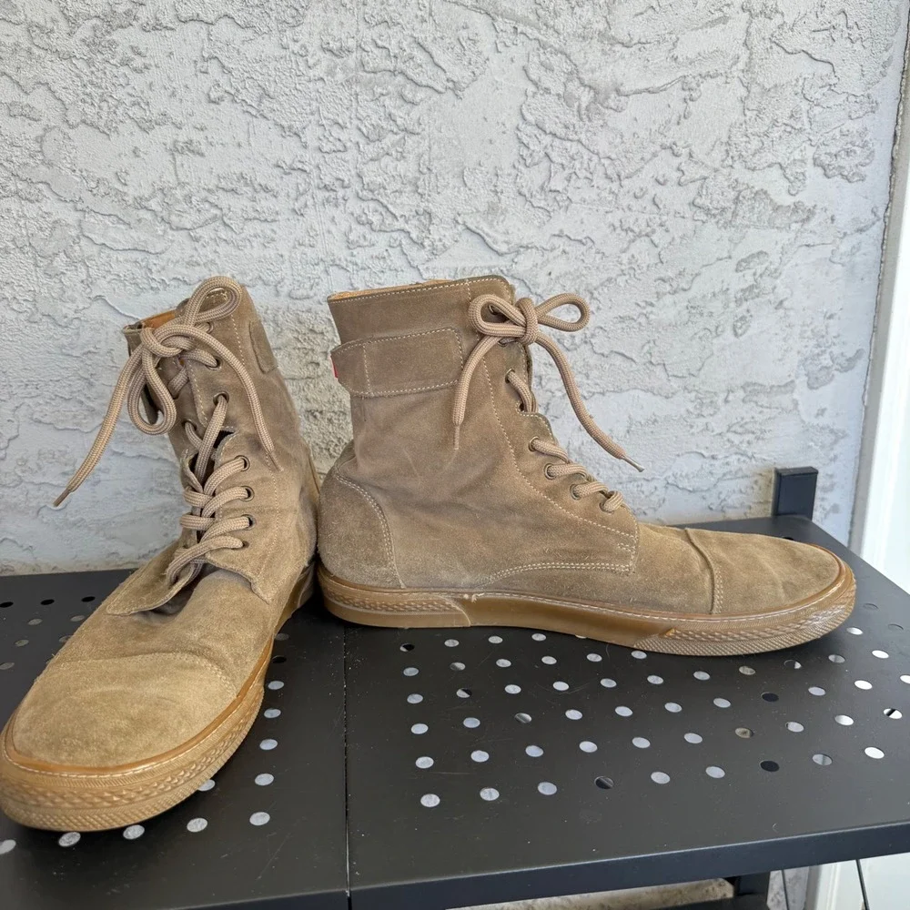 Hunter Suede Ankle Boots Mens 11 Beige Sout 1015 Outdoor Classic Original‎